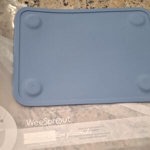 Blue Silicone Suction Placemat